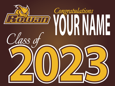 Rowan University Class of 2023 Yard Sign