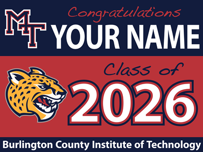 MedTech Class of 2026 Yard Sign: CUSTOM NAME