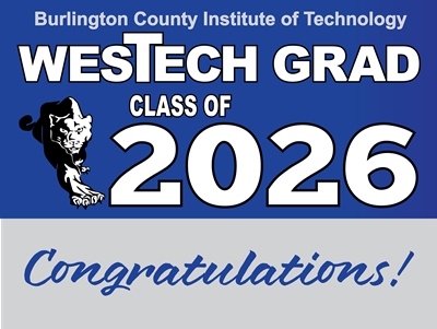 WesTech Class of 2026 Yard Sign