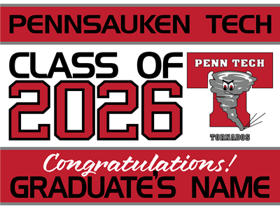 PennTech Class of 2026 Yard Sign: CUSTOM NAME